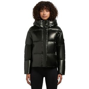 khujo - Devina Shiny-YM - Gewatteerde Winterjas - Donkergroen - Dames