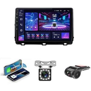 Dubbel Din Auto Stereo Compatibel Met Apple Carplay Android Auto Voor Kia Ceed 3 CD 2018-2022 Plug En Play AM/FM Autoradio Back-up Camera, Stuurbediening, Spiegel Link(NF-1 WIFI 1G+32G)