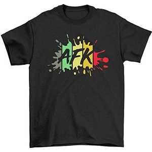 ShirtShack Gamer AFK Splash Logo Gaming Fan Slogan Verjaardagscadeau T-shirt, Zwart, L