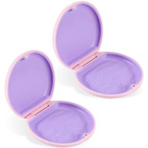 EUPSIIU - Bewaardoos - Roze - 2 Stuks - Orthodontische Kunstgebit