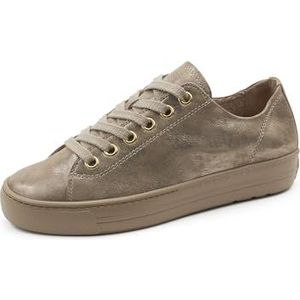 Paul Green Dames Pauls, lage sneakers voor dames, Beige Metallic 78x, 39 EU