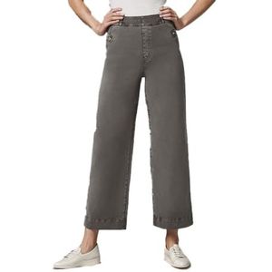 yk8fass Denim broek met rechte pijpen ze-1234, Donkergrijs, 4