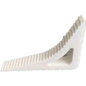 Creatieve driehoek deurstopper veiligheid rubberen blok wig deurstops anti-botsing achterste stoppers bescherming raambegrenzer (wit)