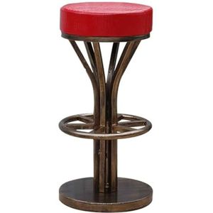 Retro Bar Stoel Ijzer Ronde Barkrukken 75 Cm Backless Met Antislip Pads Hoge Kruk Voor Bar restaurant Thuis Teller Kruk