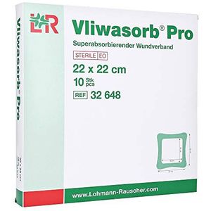 VLIWASORB Pro suberabsorb.comp.steriel 22x22 cm 10 stuks