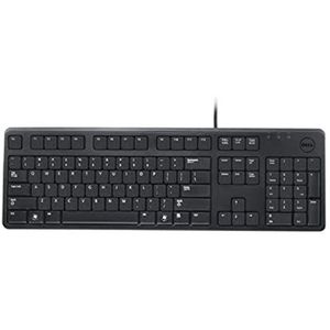 Dell Wired USB QWERTY desktop keyboard with ergonomic, KB212-B