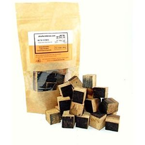 AlcoFermBrew RUM EIKEN CUBES 100g van geleegde vaten - Rumcubes | Rum Chips | Eiken Vlokken | Rum Flakes