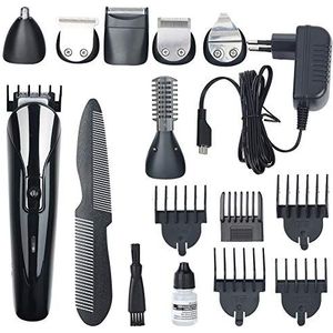 Taidda elektrische tondeuse, elektrische tondeuse 6-in-1 multifunctionele huishoudelijke draagbare handig voor baard neus kapsel machine