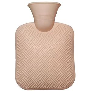 DieffematicRSD Warmwaterkruik Warmwaterzak Duurzame winterwarmer Warmwaterzak Multifunctionele latex warmwaterkruik (Color : Pink)