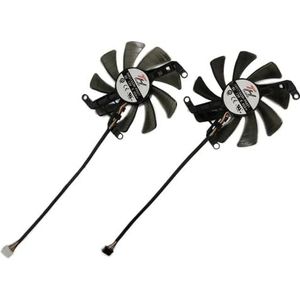 2 stuks/set 90(85MM) TH9215S2H-PAA01 VGA grafische kaarten ventilator GPU koeler voor GALAX RTX3050 Snapdragon voor RTX 3060Ti(2 Plugs Fan)