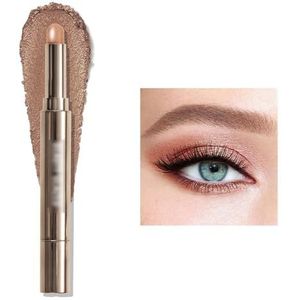 10 kleuren dubbelzijdige oogschaduwstick met sponsborstel parelmoer duurzame oogschaduwpen contouren van draagbare make-up cosmetica (Size : 03 eyeshadow)