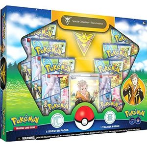 Pokémon TCG: GO Special Collection - Team Instinct (1 Foil Promo Card, 1 Deluxe pin & 6 Booster Packs) …