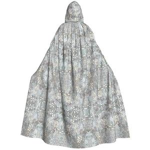 Bxzpzplj Blue Grace Flora mantel met capuchon, voor dames en heren, carnavalskostuum, perfect voor cosplay, 185 cm
