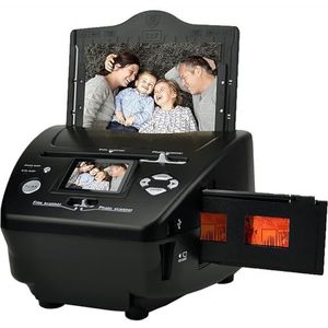 MegLob Film- En Dia -Scanner, Professionele 35 Mm Filmscanner, Converteert 35 Mm/135 Dia's En Negatieven Naar Digitale JPG -Foto's, 16MP Fotodia En Negatieve Scanner Met LCD -Scherm