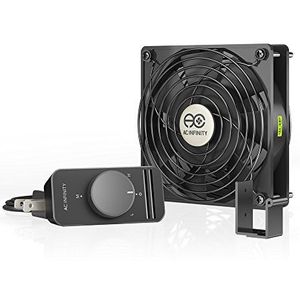 AC infinity Ai-80scx snelheidsregeling koelventilator kit voor kast, Single 80 mm