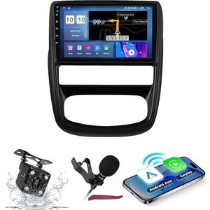 Android 14 Auto Stereo Navi voor R-enault Duster (2010-2015) 9 ""QLED-scherm Autoradio met draadloze carplay Android Auto GPS-navigatie met Bluetooth5.0 HIFI FM 5G-WiFi SWC RDS MIC,M200s