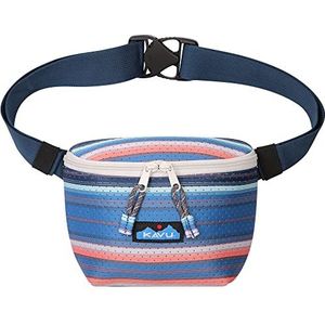 KAVU Mesh Hip Sack I Heuptas Gewatteerde Gym Pack, Reef Streep, Eén maat