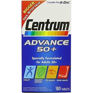 Centrum Advance 50+ multivitamine - verpakking van 180 tabletten