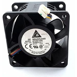6038 AFC0612DE 12V 1.80A 6CM 4-wire violent double ball chassis equipment fan