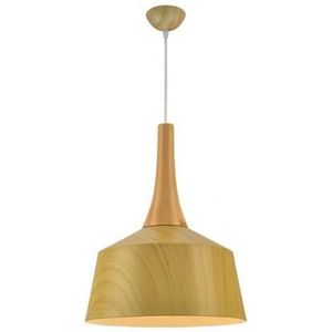 TONFON Verstelbare houten kroonluchter Metaal Scandinavische stijl Hanglamp Industrieel E27 Hanglamp for keukeneiland Woonkamer Slaapkamer Nachtkastje Eetkamer Hal Hal Plafondlamp(Color:Teak)