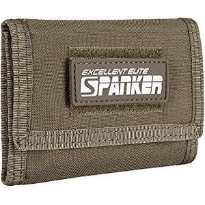 EXCELLENT ELITE SPANKER Mannen Portemonnee Portemonnee Organizer Tas ID Kaarthouder Nylon, Ranger groen, Casual