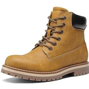 Bruno Marc Heren Klassieke Winter Herfst Laarzen Outdoor Werklaarzen 2.0, Geel/Mesh Voering, 42.5 EU