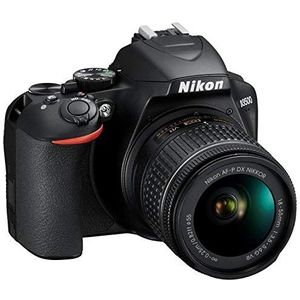 Nikon D3500 Spiegelreflex camera kit + AF-P DX NIKKOR 18-55mm VR zoom lens - 24,2 MP DX CMOS sensor - Hoge kwaliteit beelden ook bij weinig licht - foto en FULL HD video - Hulpstand -VBA550K001