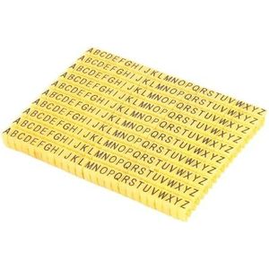 Draadnummermarkering, Netwerkkabelmarkeringen for 2-8 mm draden, verpakking van 260 of 390 stuks, letter AZ-tags(M-2l(5.0mm)260pcs)