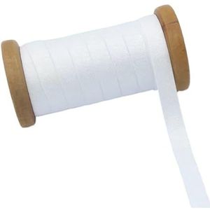 Elastische band 5/10M 12 mm elastische banden voor ondergoed beha schouderriem lente haar rubberen band broek riem stretch nylon singels naaien accessoire elastiek voor naaien (kleur: wit, maat: 5