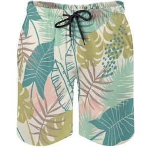 Modieuze en unieke Hawaii-shorts voor heren, sneldrogende korte broek in tropische stijl, surfend strand zwembroek, Kleur 4, XL