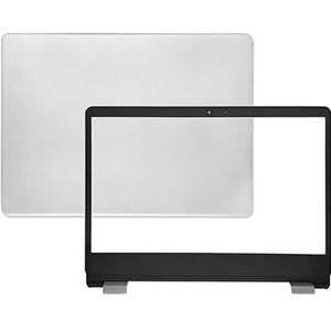 WANGHUIH LCD-achterkant bovenzijde behuizing Surface shell & voorrand cover compatibel met Dell Inspiron 14 5493 P120G laptop (A+B)