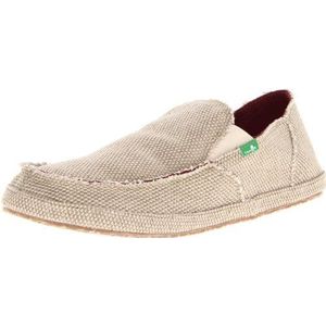Sanuk heren rounder slipper, nude, 43 EU