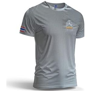 TAO Muay Thai T-shirt Sport Quick Dry licht, ademend, Grijs, L