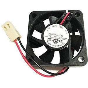BAY Direct Enkeey FD0540-A2212A FD0540-A3212A 40 x 40 x 10 (mm) Ventilator voor CeraDyna 5V 0.25A 2Wire DVR-koelventilator (thermische samenstelling; spatel; garantiekaart inbegrepen)