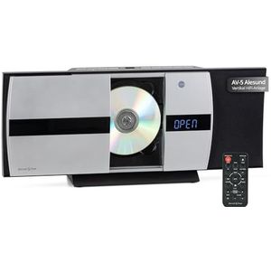 Bennett & Ross - Ålesund - HiFi Microsysteem - Zilver - CD-speler met Bluetooth en USB