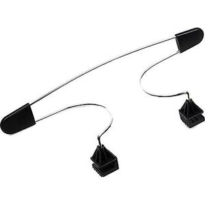 Autokleerhanger - autohoofdsteun-hanger voor autokleding - verstelbare autokledingstandaard van roestvrij staal voor het ophangen van jassen, overhemden en vesten Cypreason