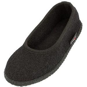 Haflinger Pantoffels voor dames Marina 621306, grootte:40 EU, kleur:Zwart