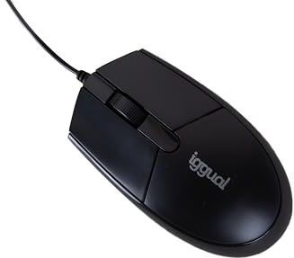 iggual COM-BASIC3-800DPI muis Ambidextrous USB Type-A