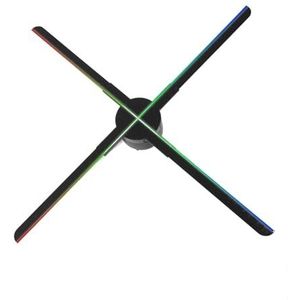 3D HD Hologram Fan Projector Wifi LED Float Sign Player Shop Adverteren Wedding Party Display Light(52CM)