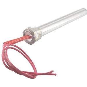 yaoqijie Buisvormige verwarmingselement 3/4 ""draad 20 mm buisdiameter 220V Elektrische patroonverwarmer Element 0.3/0.5/1 / 1,5 / 2KW lasting(1KW 20x200mm)