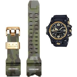 Camouflage Hars Band Geschikt Fit for Casio G-SHOCK GWG-1000 Mudmaster heren Vervanging Band Achteraf Horloge Accessoires (Color : GWG-Camo Green-G, Size : GWG1000)
