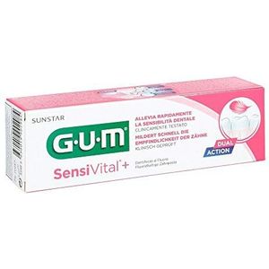 GUM SensiVital+ Zahnpasta mildert schnell die Empfindlichkeit der Zähne, 75 ml Tandpasta