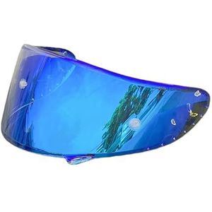 Motorhelm vizier lens, Helmvizier, vervangend vizier for gezichtsscherm for SHOEI RF-1200 CWR-1 NXR X-Spirit Z7 X-14 helmvizier Uv-Cut (basis)(Revo Clear Blue-day and Night)