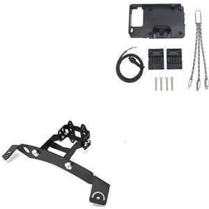 Navigatiebeugelbord GPS Voor BMW K1300GT K1200GT K 1200 1300 GT Motorfiets Telefoon GPS-houder USB En Draadloos Opladen Navigatiebeugel Standhouder Navigatie beugel(USB and Stand)