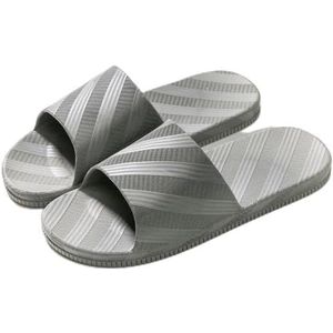 Sandalen, Zomerse thuisdouche dikke bodem heren- en damespantoffels for buiten Doucheschoenen(Gray,44 EU)