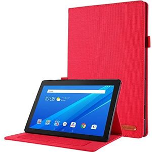 Tablet PC-hoes Compatibel met Lenovo Tab M10 TB-X505F / TB-X605F (10,1"") hoes, opklapbare standaard hoes Beschermende stoffen bedrukte hoes met automatische waakslaap met kaartsleuven Bescherming(Ross