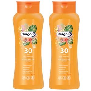 dulgon 2 x zonnecrème 30 waterdicht 250 ml - zonnecrème zonder octocrylene - bescherming tegen UVA en UVB - zonwering 30 veganistisch en microplasticvrij - zonnebrandcrème