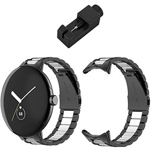 Vervangende Polsband Voor Google Pixel Watch | Compatibel Voor Horlogebanden Metal No Gap Roestvrijstalen Polsband Strap Band | Vervangende Band Voor Horloge 2022 Heren Dames
