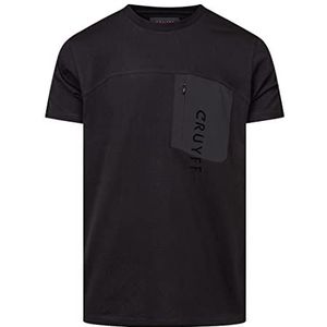 CRUYFF T-shirt model Joet kleur zwart, Zwart, XXL