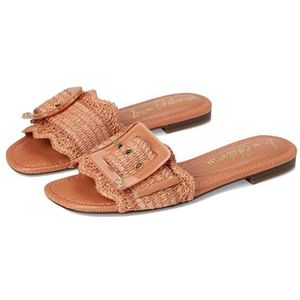 Sam Edelman Women's Bambi Flat Sandal, Stucco Coral, 8.5